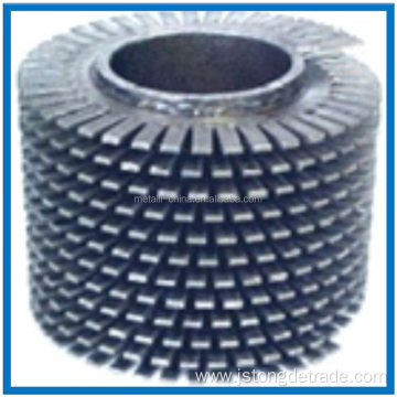 Welded spiral serrated finned tube